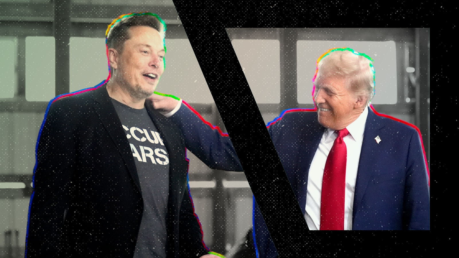 Elon Musk with former President Donald Trump. (AP Photo/Alex Brandon)